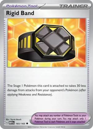 Rigid Band trainer card Pokemon 151